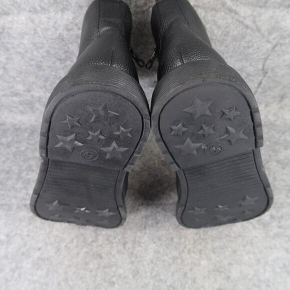 Art Class Shoes Kids 5 Boots Combat Biker Classic Lace Up Zip Black Casual Girls - Picture 12 of 16